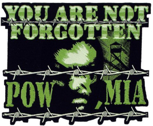 Jacket Patch - POW-MIA You Are Not Forgotten