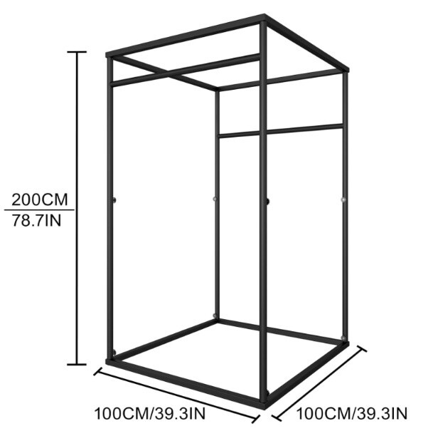 Clothing Store Fitting Room, Movable Square Changing Room, DIY Temporary Locker