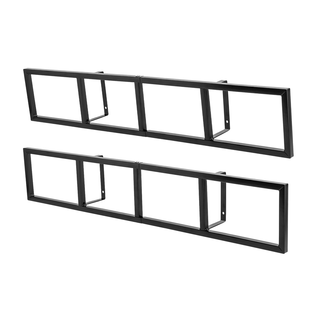 2pcs Wall-Mounted Floating Shelf CD DVD Rack Media Storage Rack Organizer Shelf
