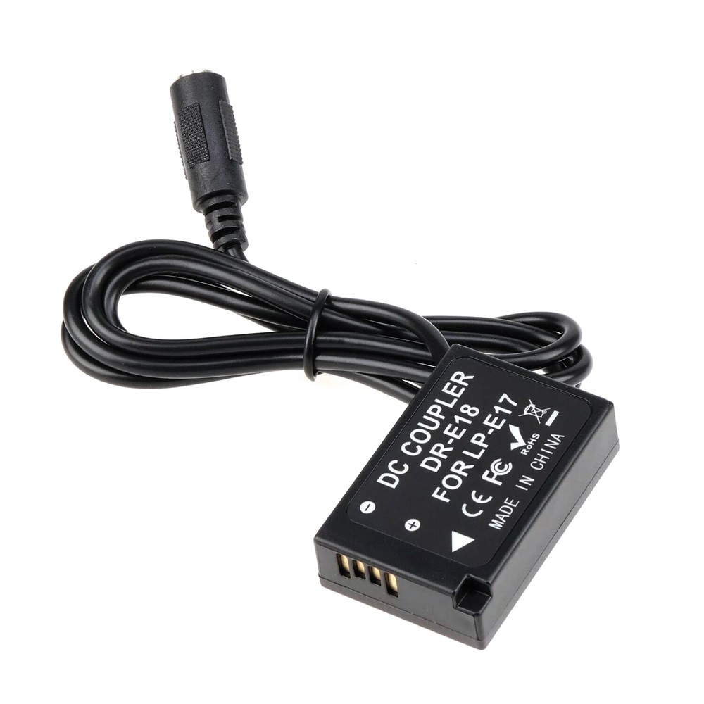 DR-E18 DC Coupler LP-E17 Dummy Battery+USB Power Cable For Canon EOS RP 77D 760D