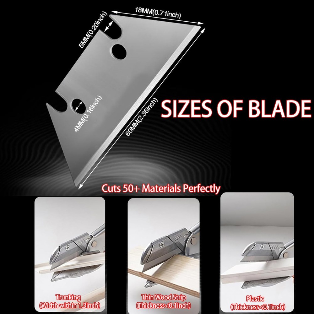 20pcs Miter Shears Replacement Blade - Upgraded ST5 Blades