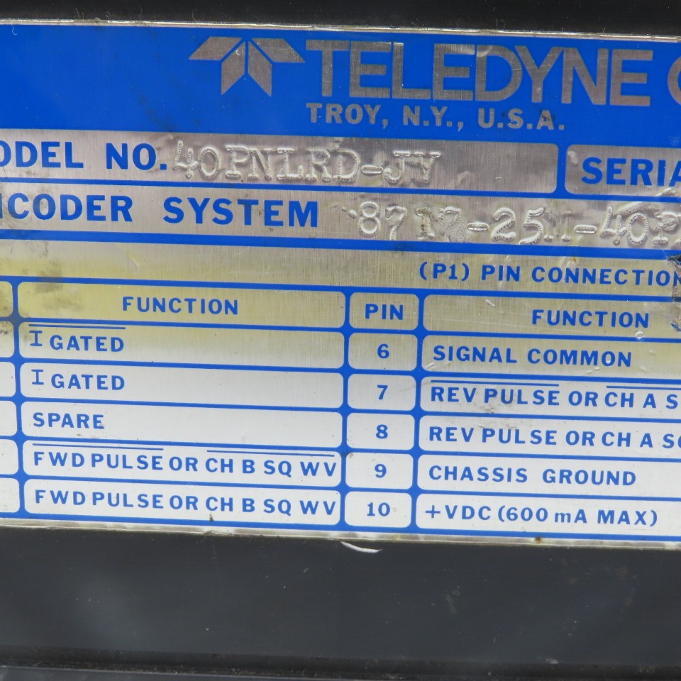 Teledyne Gurley 40PNLRD-JV High-Resolution Interpolator