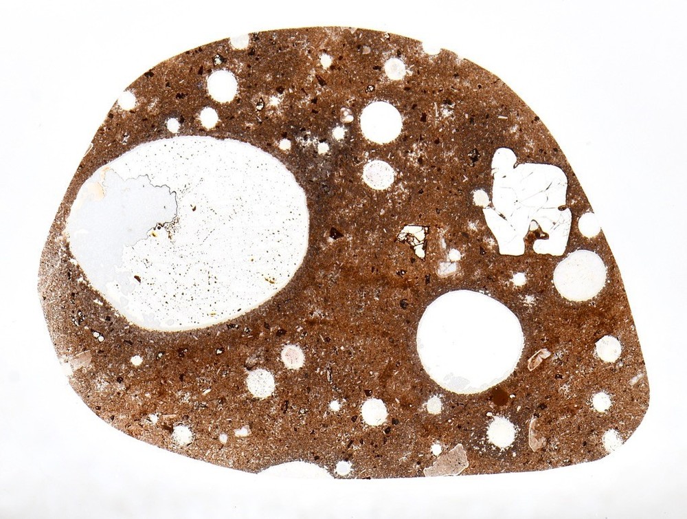 AGATE ACHAT Waldhambach Germany interesting thin section microscope slide