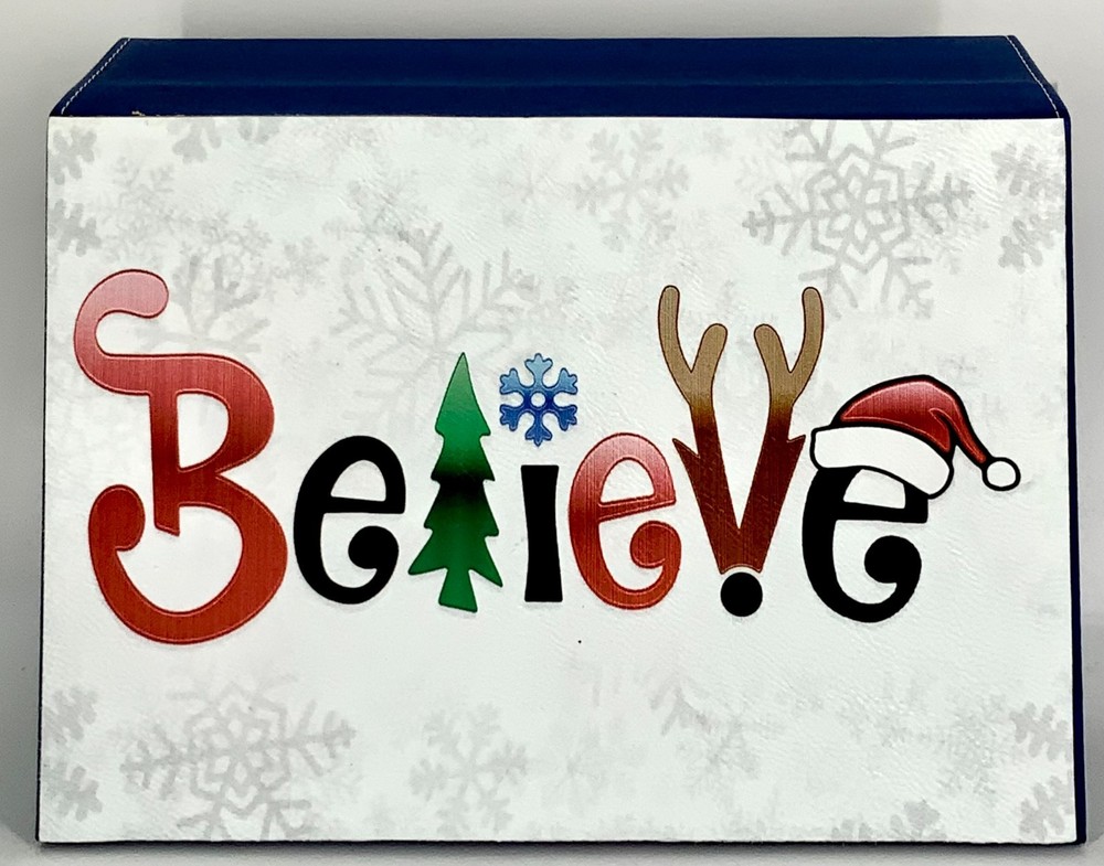 Believe Keepsake Holiday Box