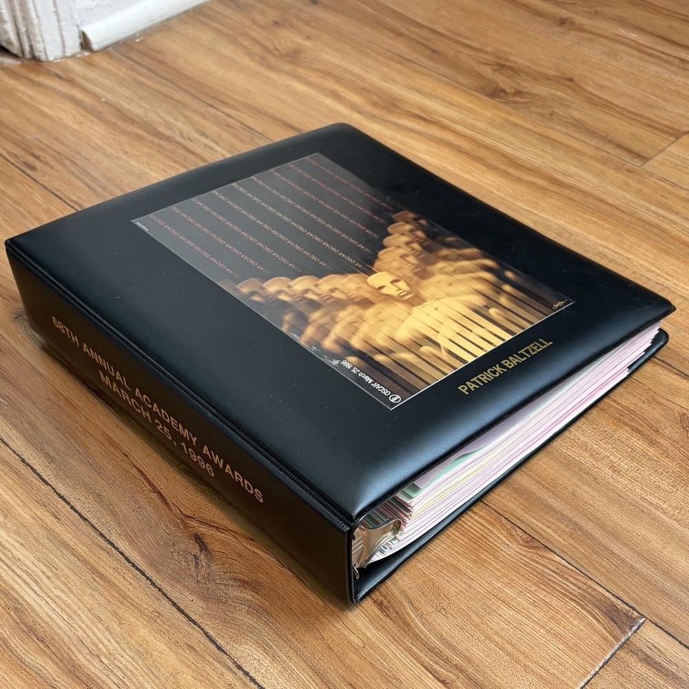 68th Academy Awards 1996 Oscars Script Binder