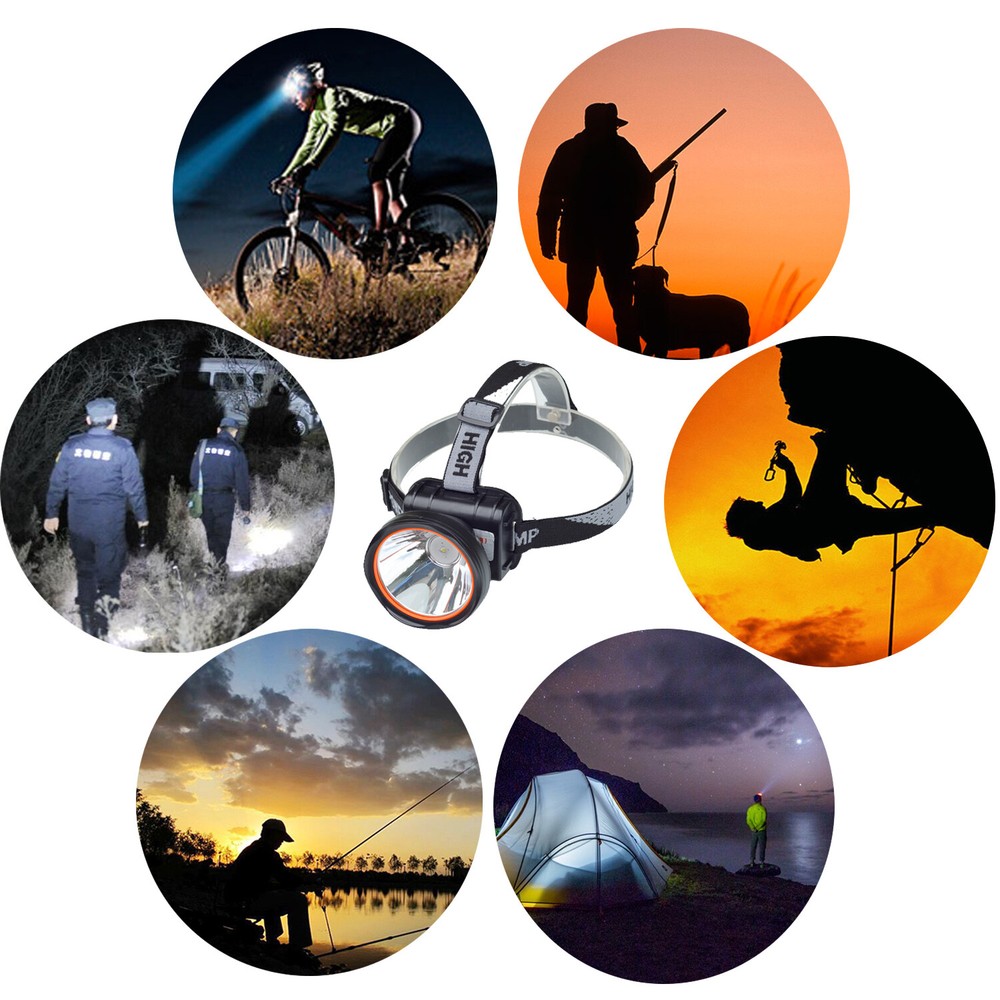 ODEAR LED Headlamp Rechargeable Headlight spotlight Head Torch Lamp Flashlight