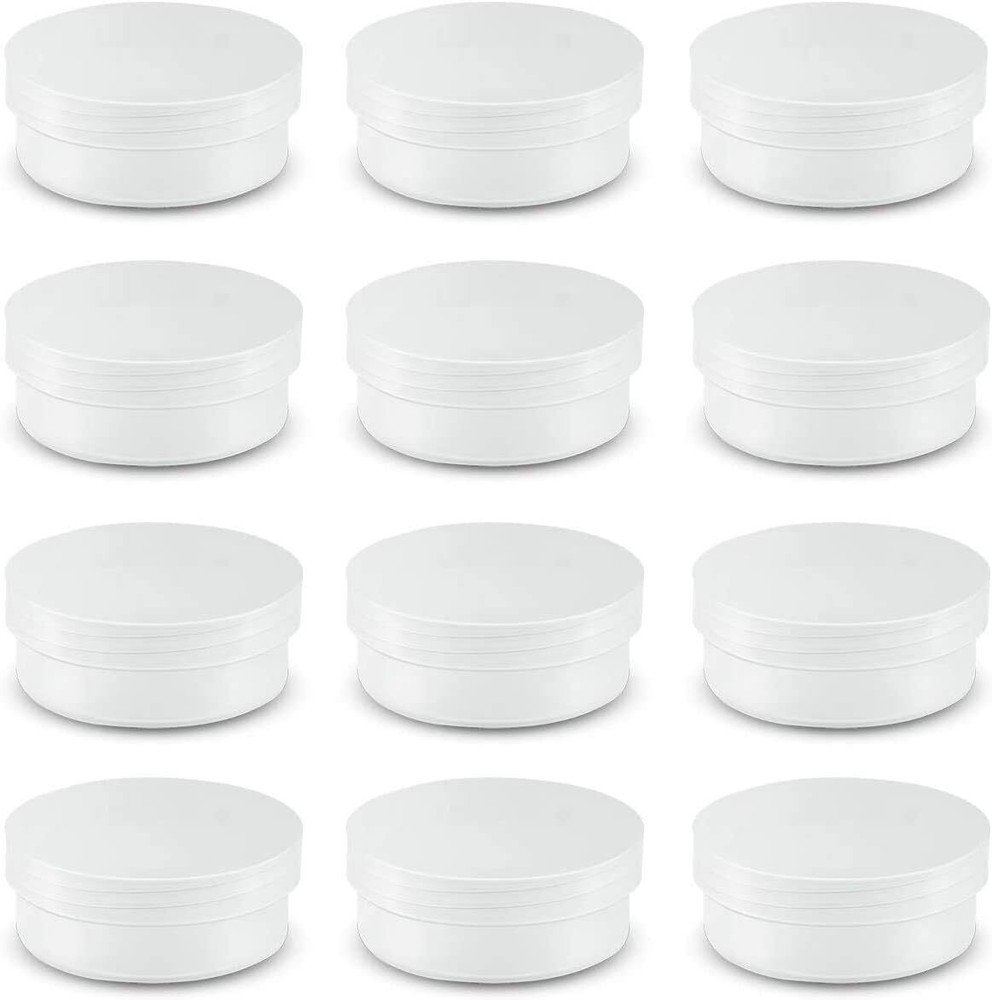 Amersumer 20Pack Round Clear Frosted Plastic Bead Storage Containers