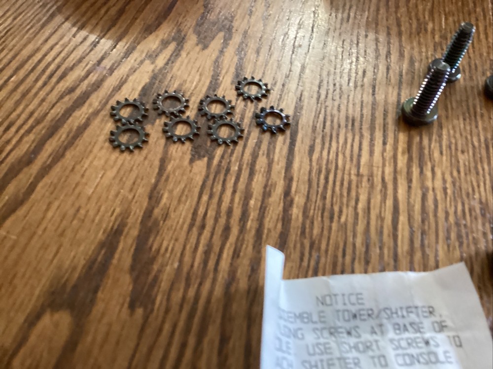 PTO CONTROL TOWER Screws New With Lock Washers