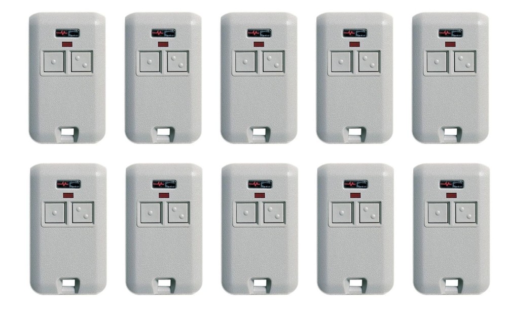 300MCD22K Comp Gate/Garage 2-Button Remote Multicode 300MHz 10 Switch 10-PACK