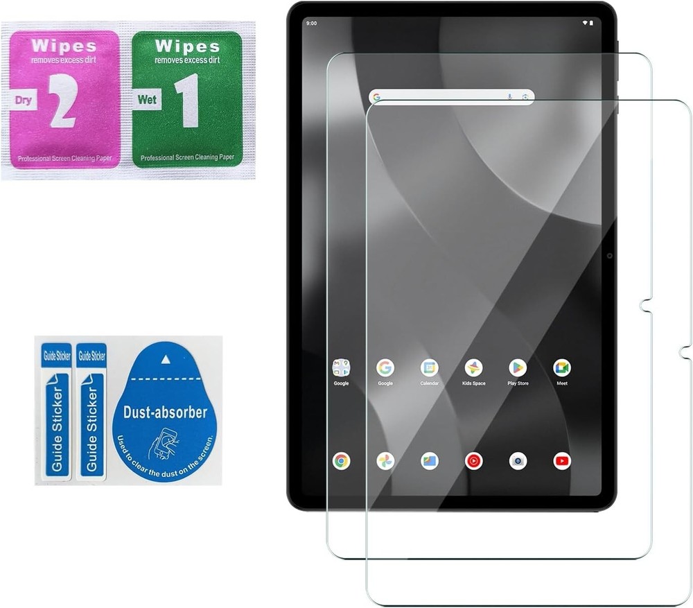 (2 Pack) Tempered Glass Screen Protector For AEEZO 10.1 Inch Android 14 Tablet