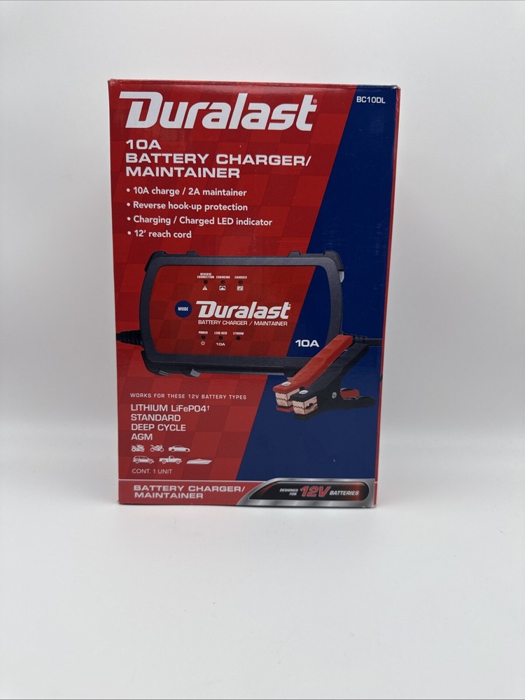 Duralast 10A Battery Charger/Maintainer BC10DL
