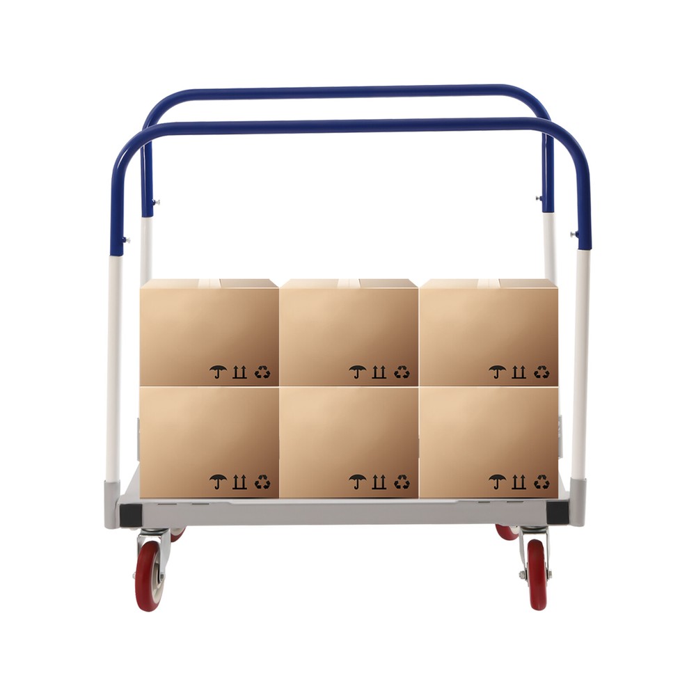 Professional Panel Cart Dolly Rectangular Low Noise with 5inch Casters 1500 lbs