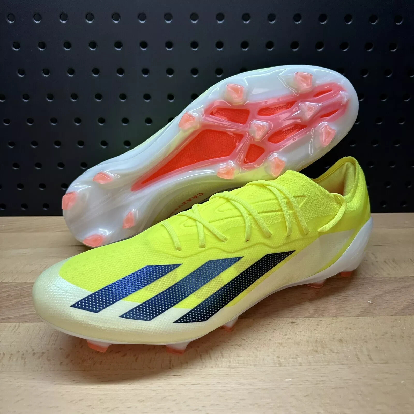 adidas X Crazyfast Elite F Soccer Cleats IE2376 Yellow Men's 7.5 / Women's 8.5