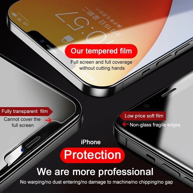 For iPhone 15 14 13 12 11 Pro Max Tempered Glass Screen Camera Lens Protector