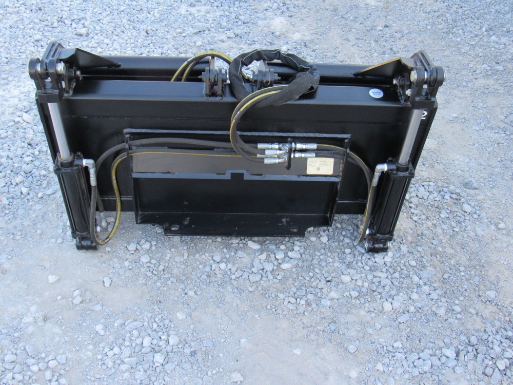 42" Root Rake Clam Grapple Attachment Fits Mini Skid Steer