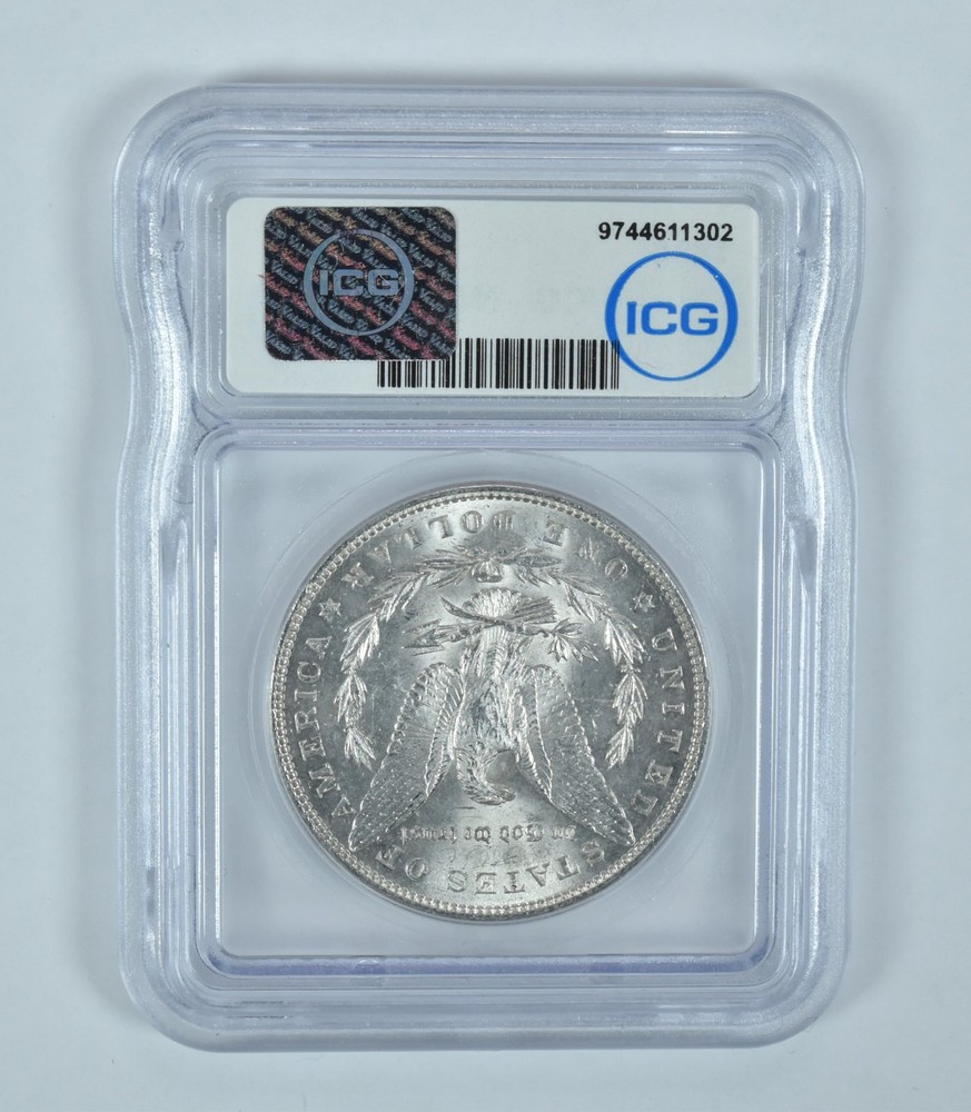 1898 Morgan Silver Dollar MS63 ICG