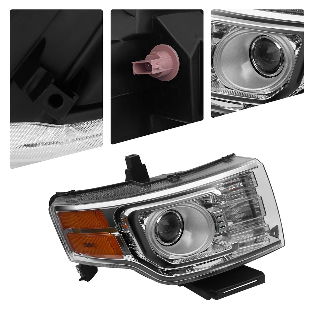 Right Side HID Headlight For 2009 2010 2011 2012 Ford Flex Limited /Titanium