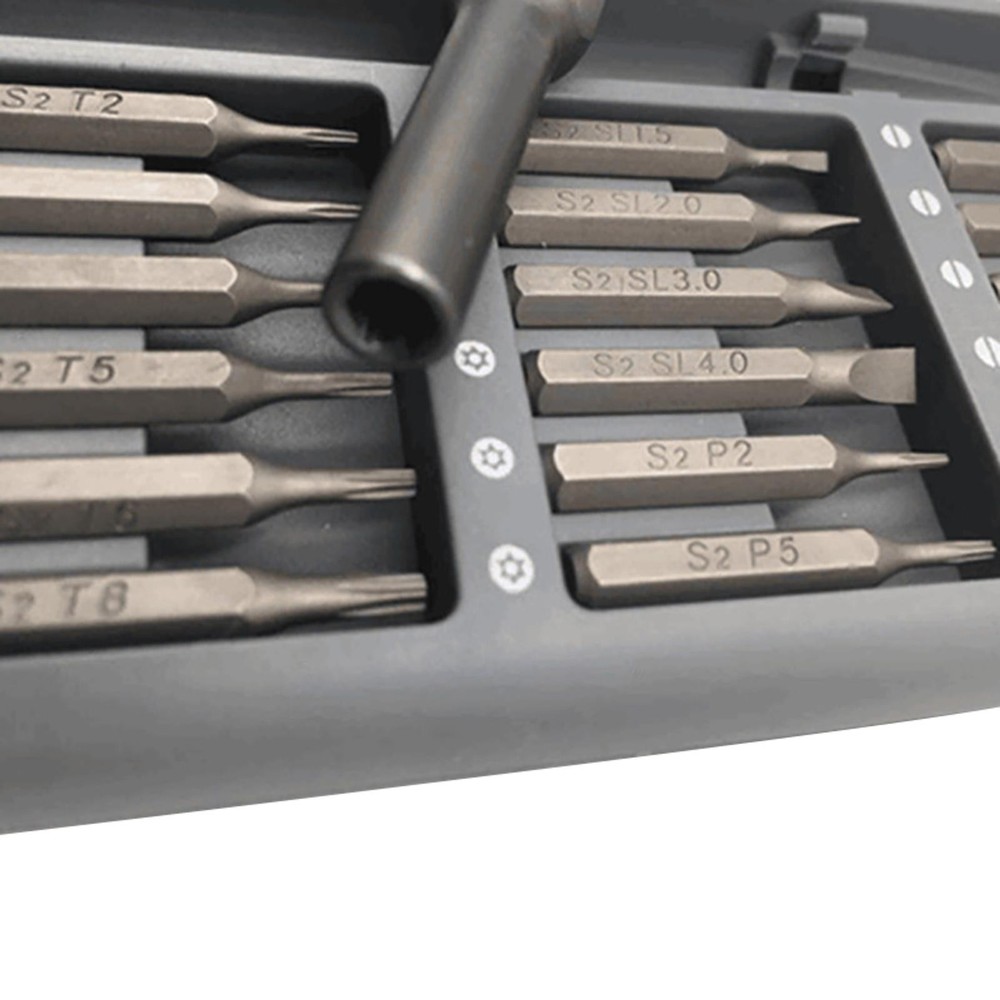 24 Replace Head Screwdriver Set Precision Magnetic Screw Driver Phillips Cross