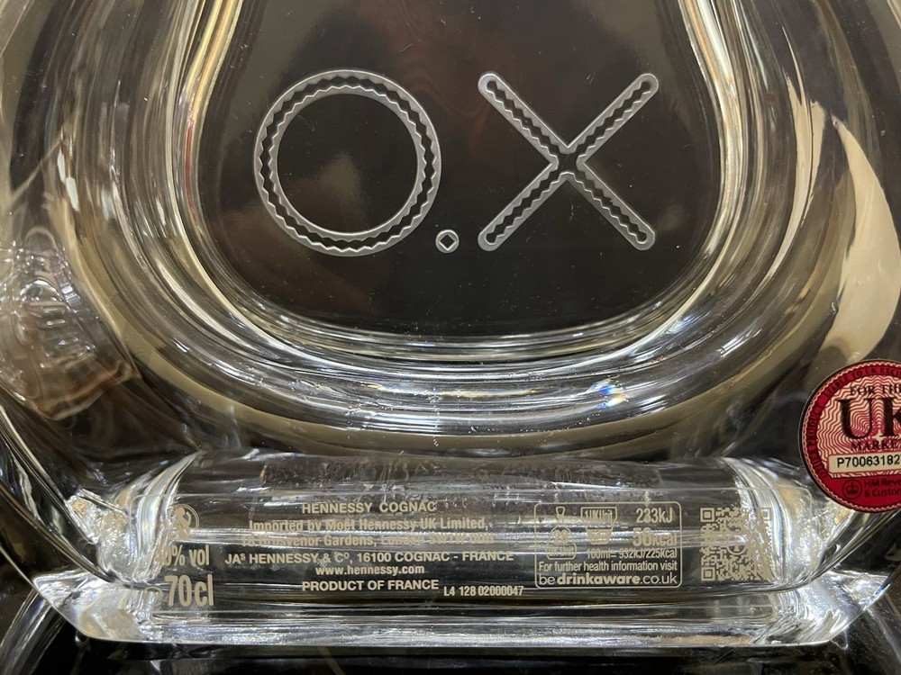 Hennessy XO La Carafe Cognac Empty Bottle