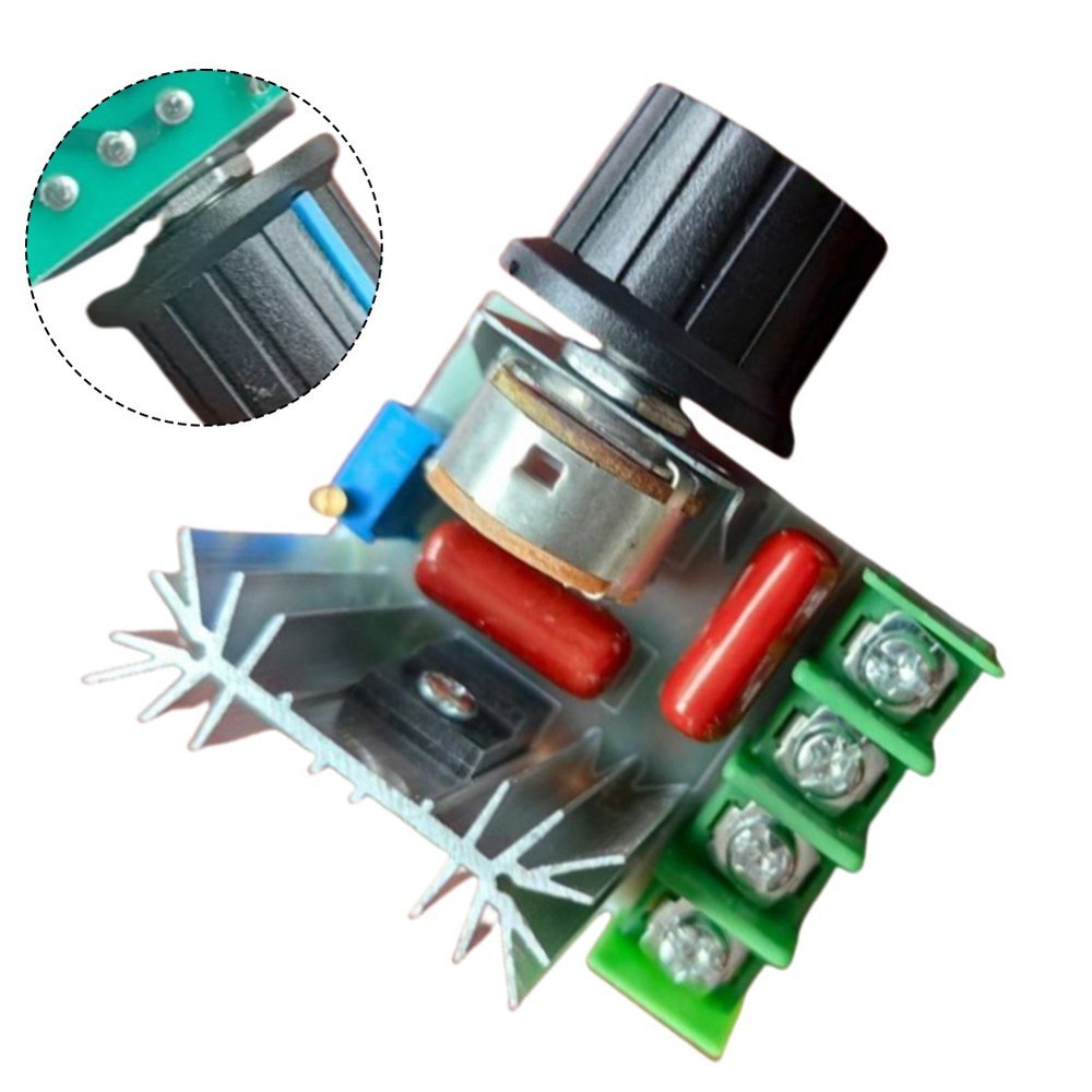 Motor Speed Controller AC Voltage Regulator 2000W with Switch for Soldering