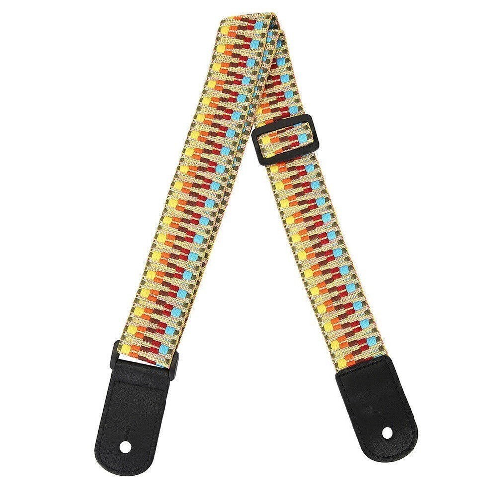 Exotic Rainbow Adjustable Ukulele 4 String Hawaii Guitar Shoulder Strap