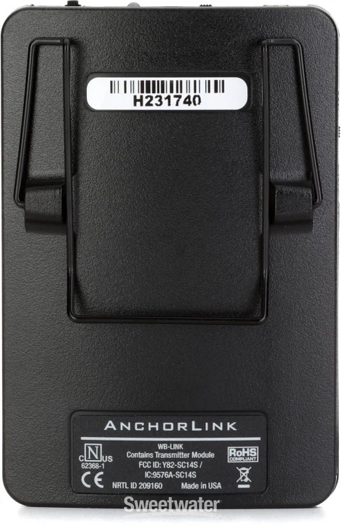 Anchor Audio WB-LINK Wireless Bodypack Transmitter (1.9 GHz)