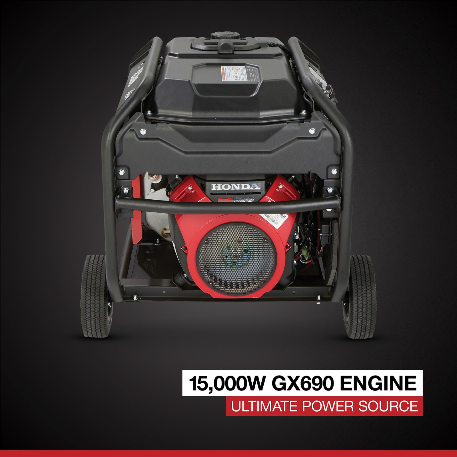 NorthStar Quiet Armor Commercial-Grade Portable Generator, Honda GX690 V-Twin