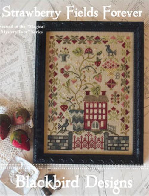 Strawberry Fields Forever by Blackbird cross stitch pattern