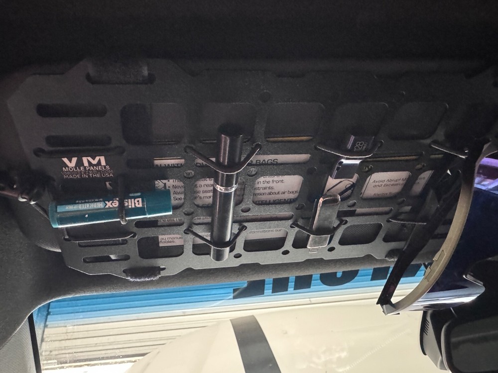 VM BILT MOLLE TACTICAL PANEL SUN VISOR UNIVERSAL