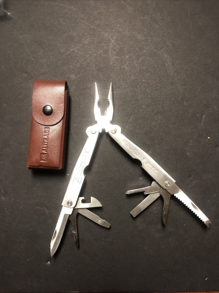Alltrade Stainless Steel Multi Tool with Case *Great Condition*