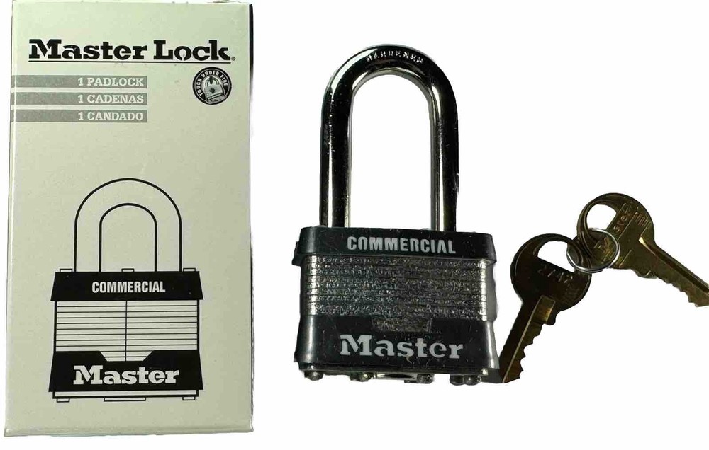 Master Lock 1LF Padlock -  Key# 2742- NOS