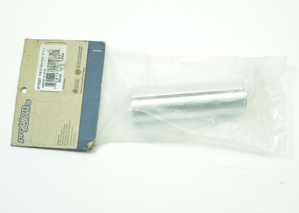 PROBLEM SOLVERS SEAT POST REDUCER 3.7 MM SHIM 30.9 TO 27.2 MM