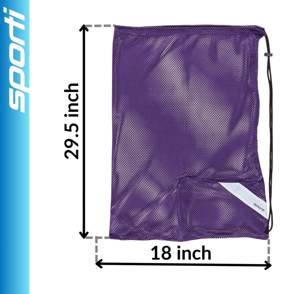 Swim Equipment Bag Mesh Drawstring Backpack Swimmer Beach Gear Storage