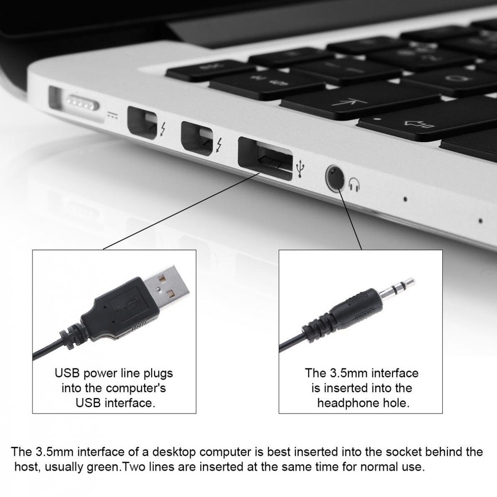 Computer Speaker Notebook Desktop PC Laptop Phone Mini Speaker USB LoudSpeaker