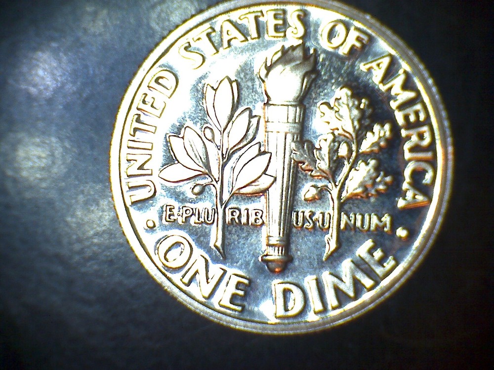 1987S Roosevelt dime proof
