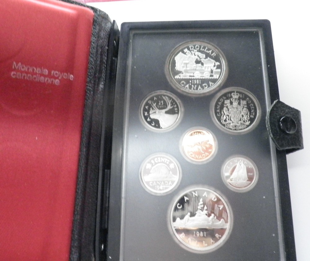 1981 Canada Double Dollar Proof Set - Railway Centennial - w/ Silver $. B19