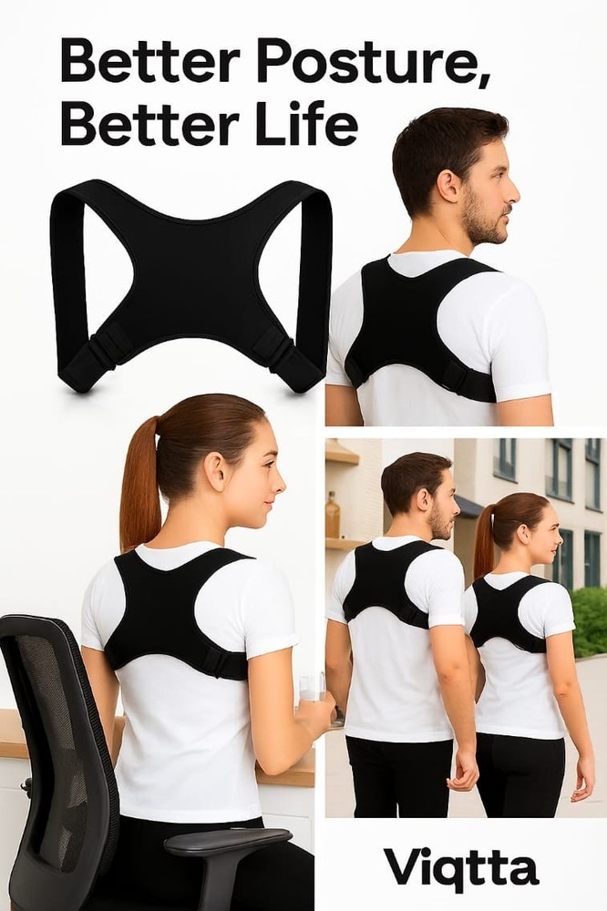 Back Brace Posture Corrector Adjustable Shoulder Support for Men Women