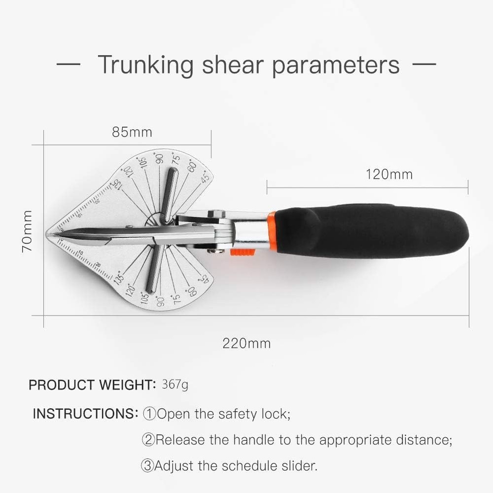 Multi Angle Miter Shear Cutter Hand Tools,45-135 Tools