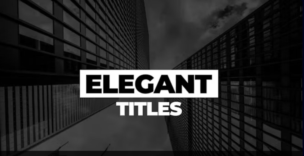 Huge Title Bundle Presets Premiere Pro