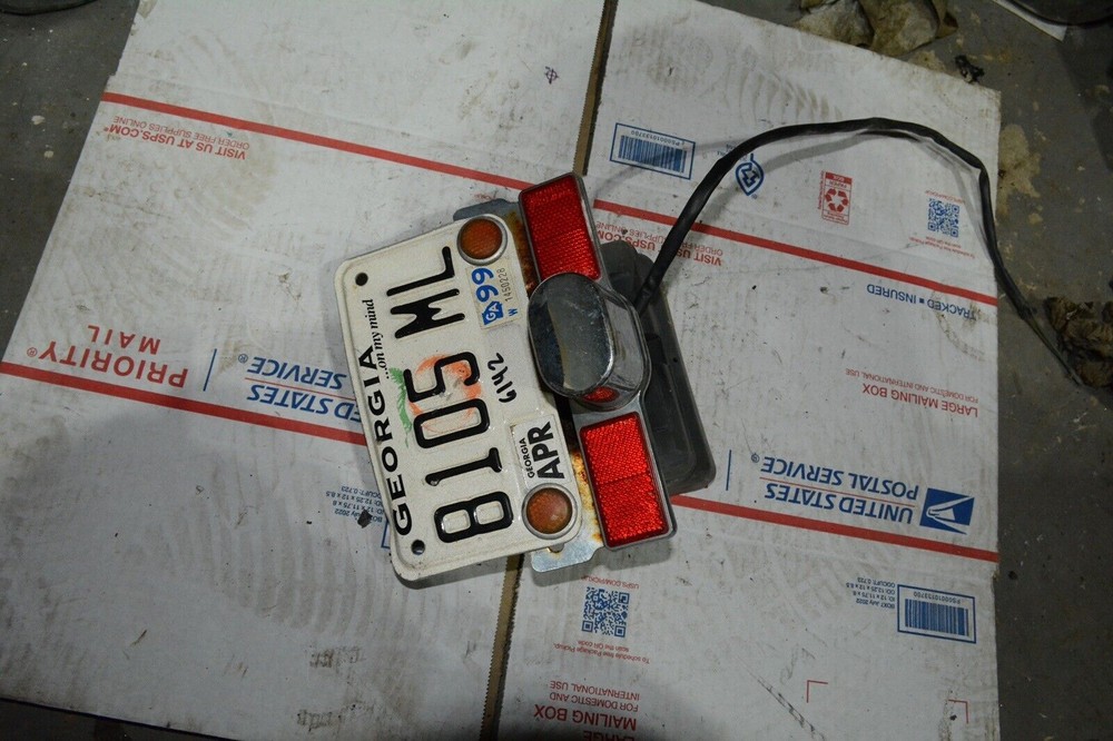 82 Honda vf 750 liscense plate bracket