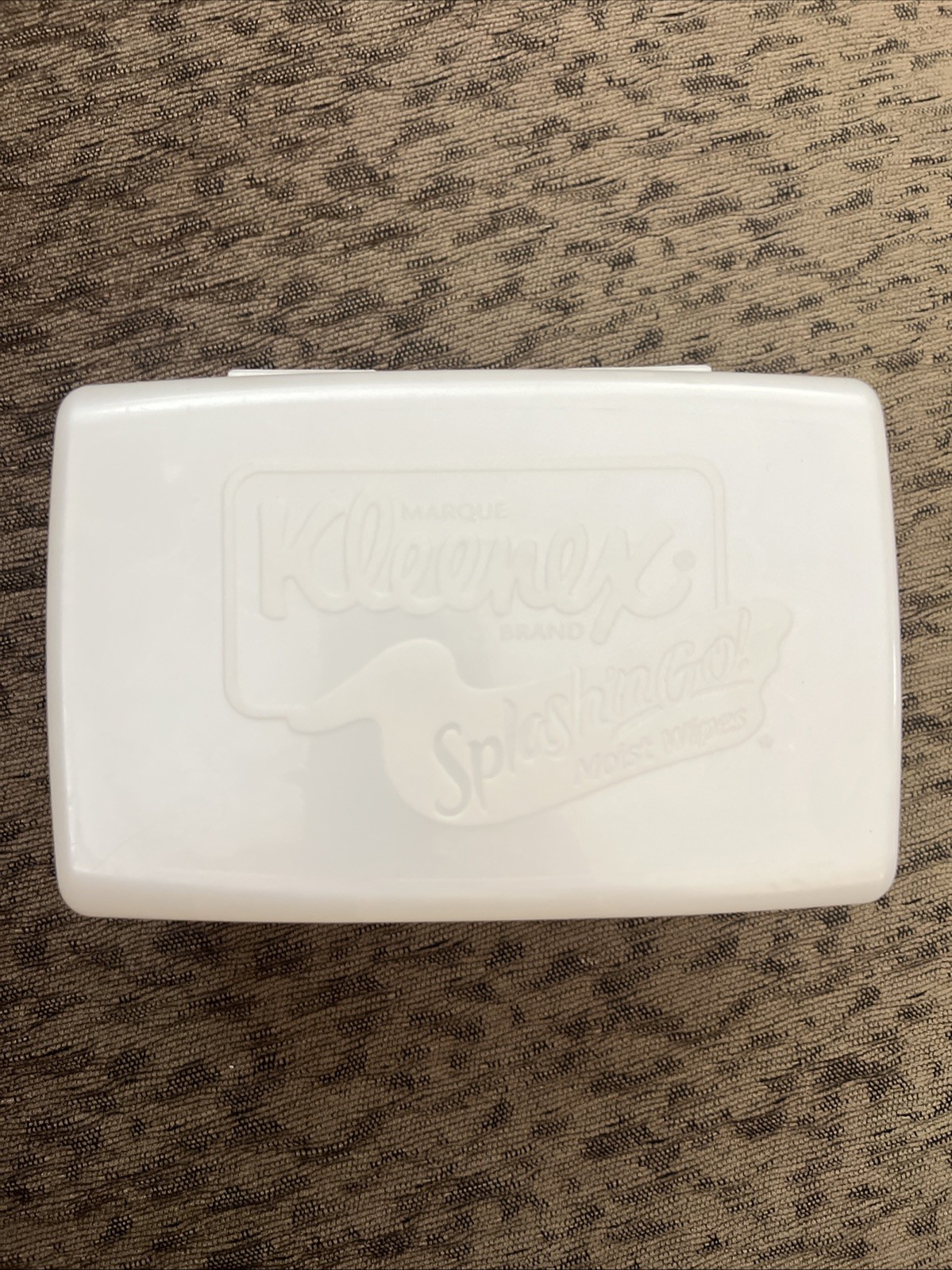 Kleenex Splash'n Go Moist Wipes Refillable Tub Hard Shell Container