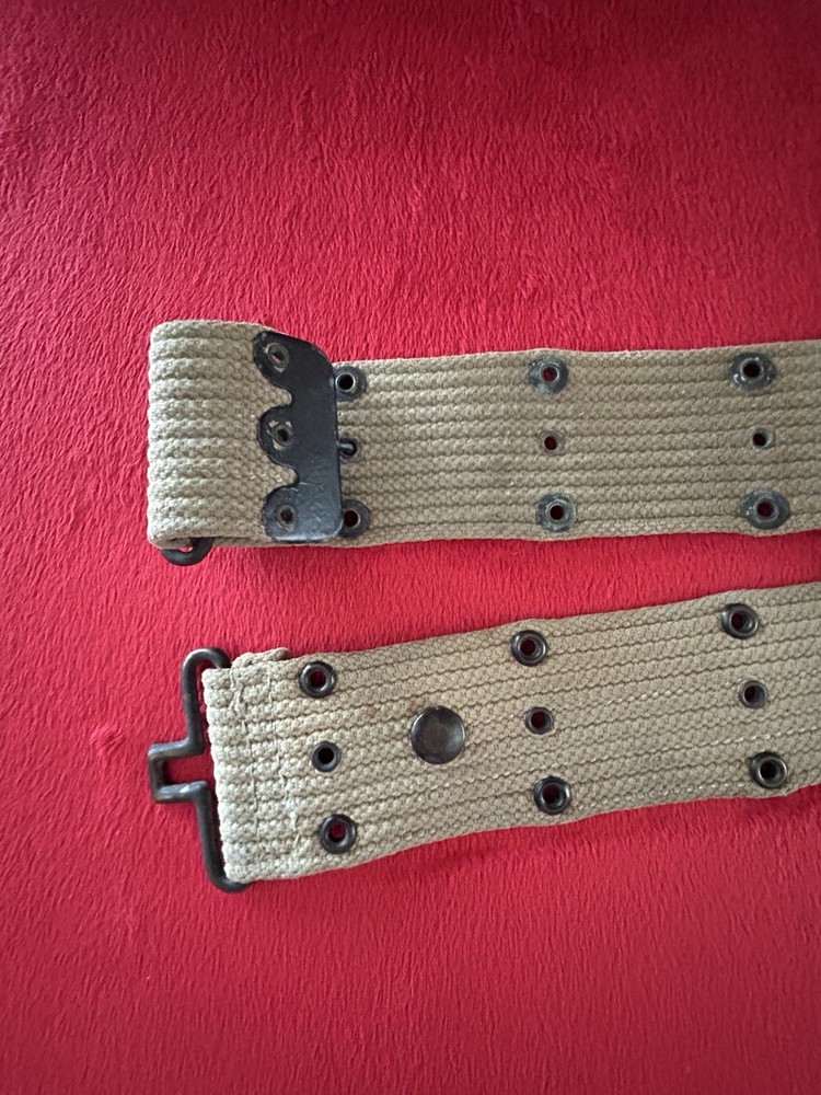 Original WW2 USGI M1936 Pistol Belt Light Khaki WWII