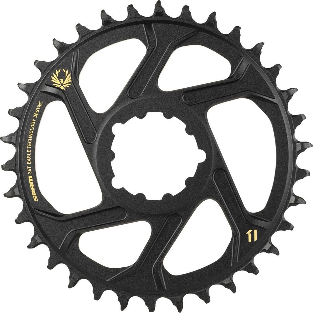 SRAM X-Sync 2 Eagle Direct Mount Chainring 38T Boost 3mm 3 mm Boost, Gold