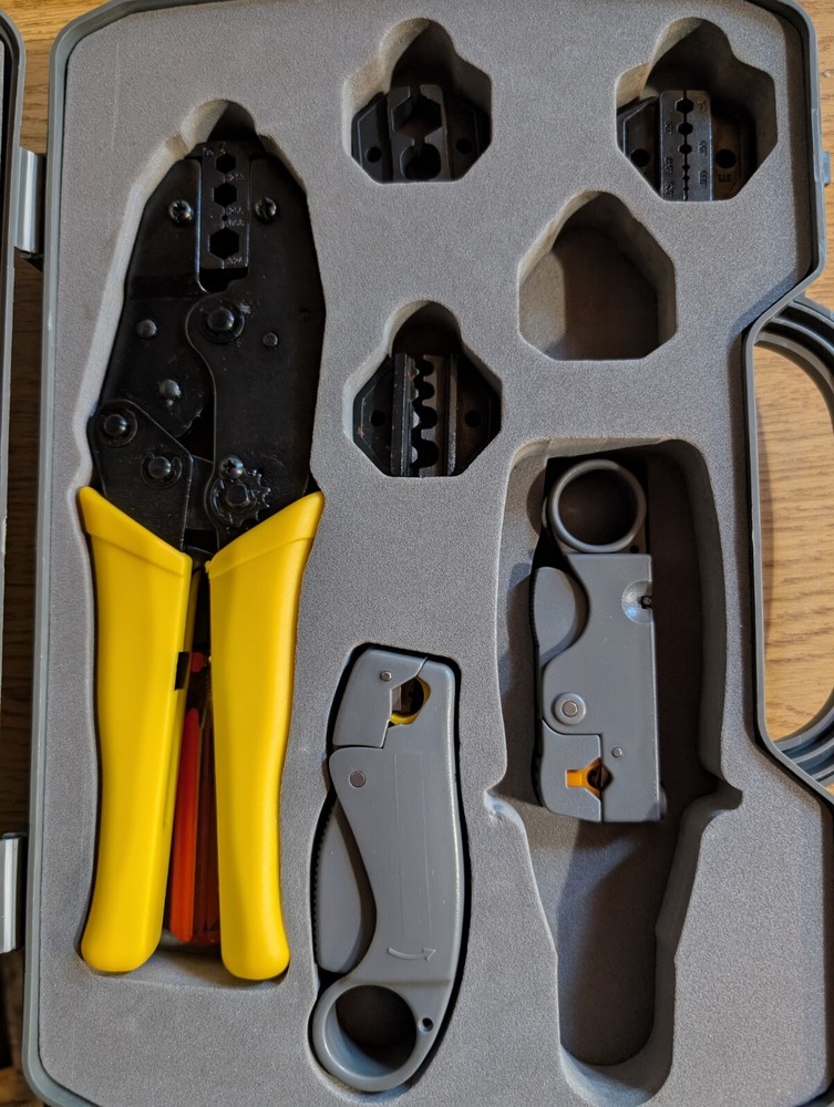 Coax Coaxial Cable TV Installation Kit