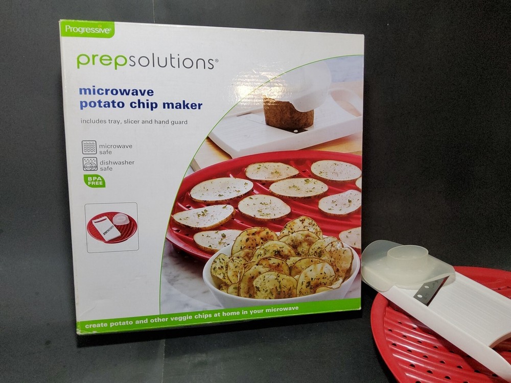 Pro Prep Solutions Potato Vegetable Chip Maker Baker Pan Tray With Mandolin