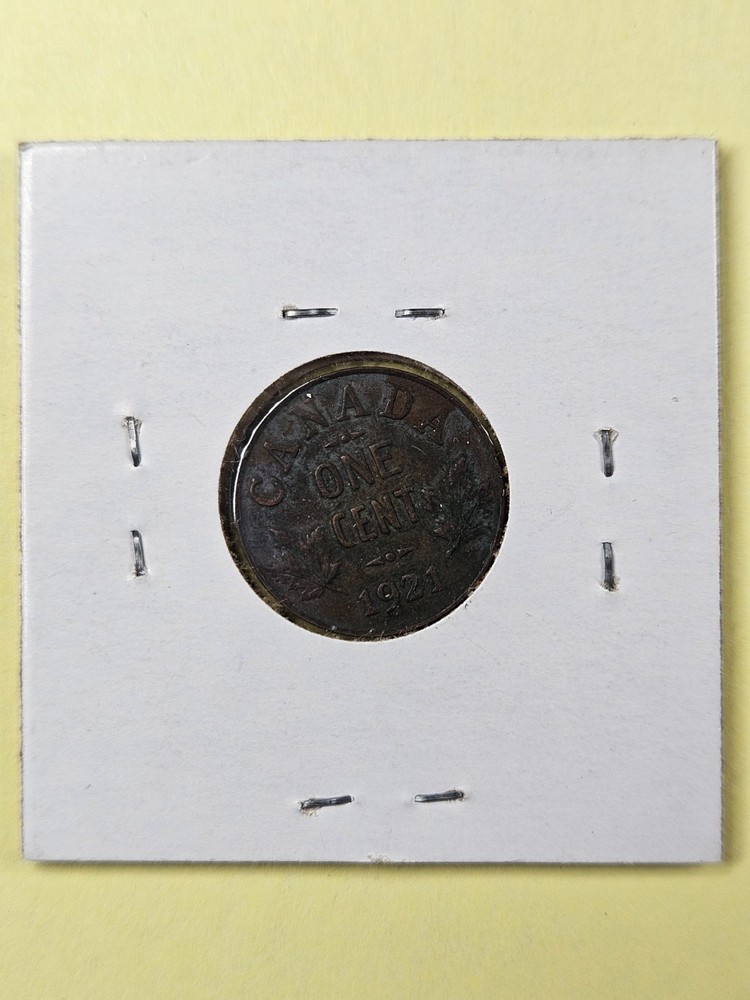 COINS - CANADA - 1 CENT 1921