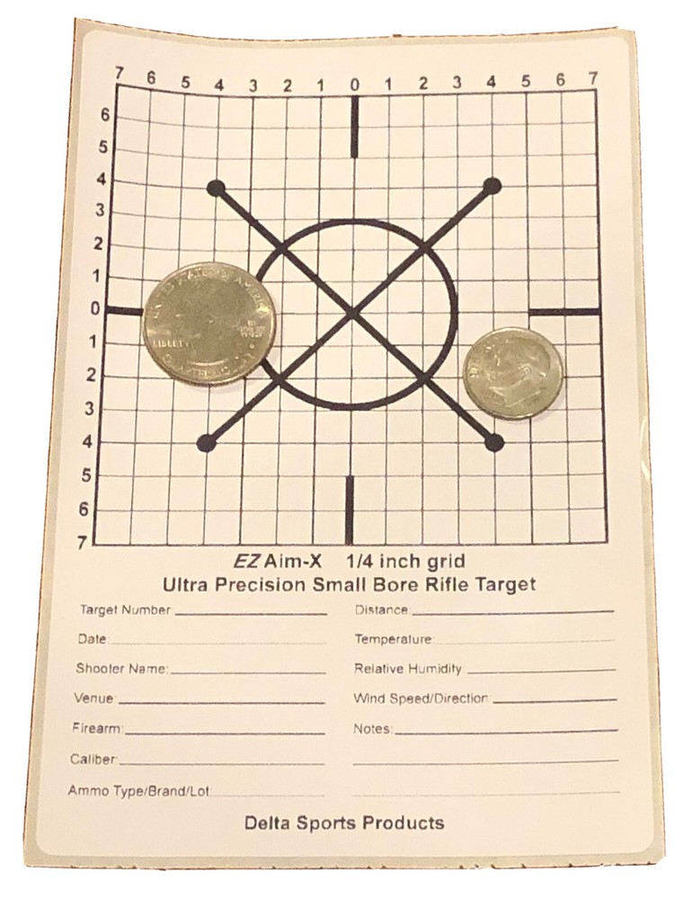 Ultra Precision Small Bore Rifle Targets (24 pack)