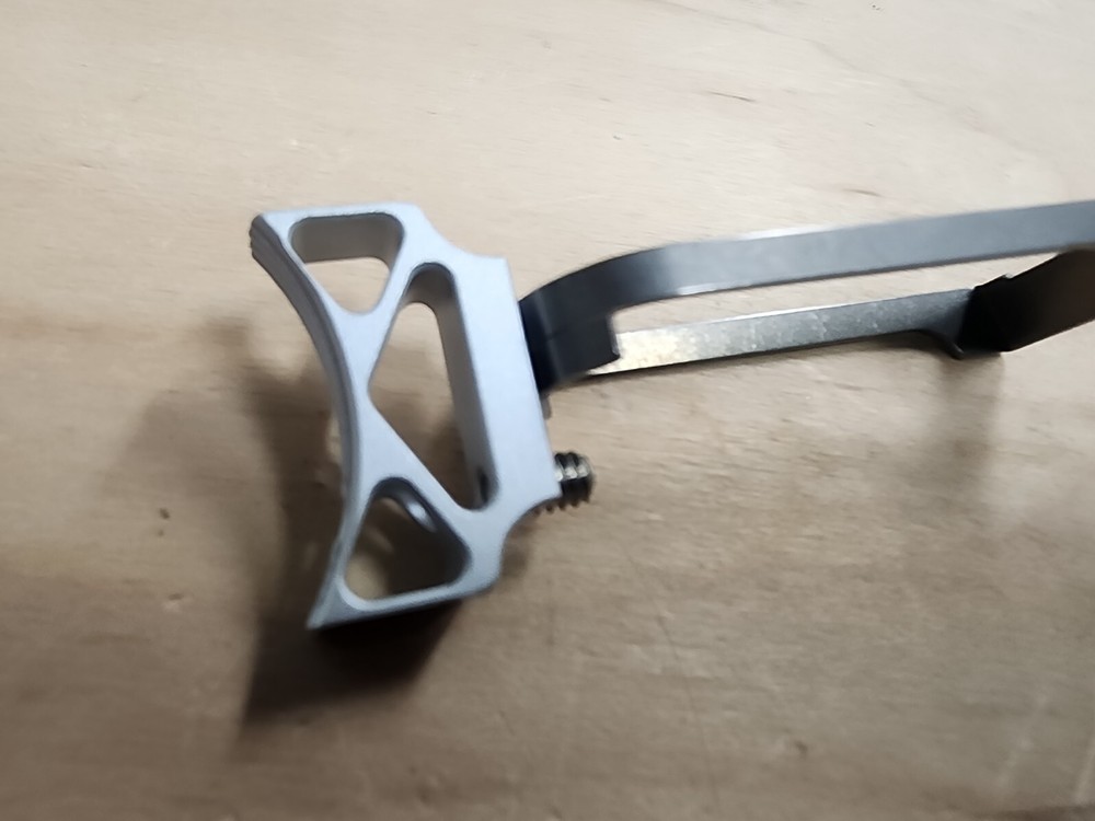 Fusion Firearms K Hole Target Trigger Silver 1911 1991 or clone Custom Trigger