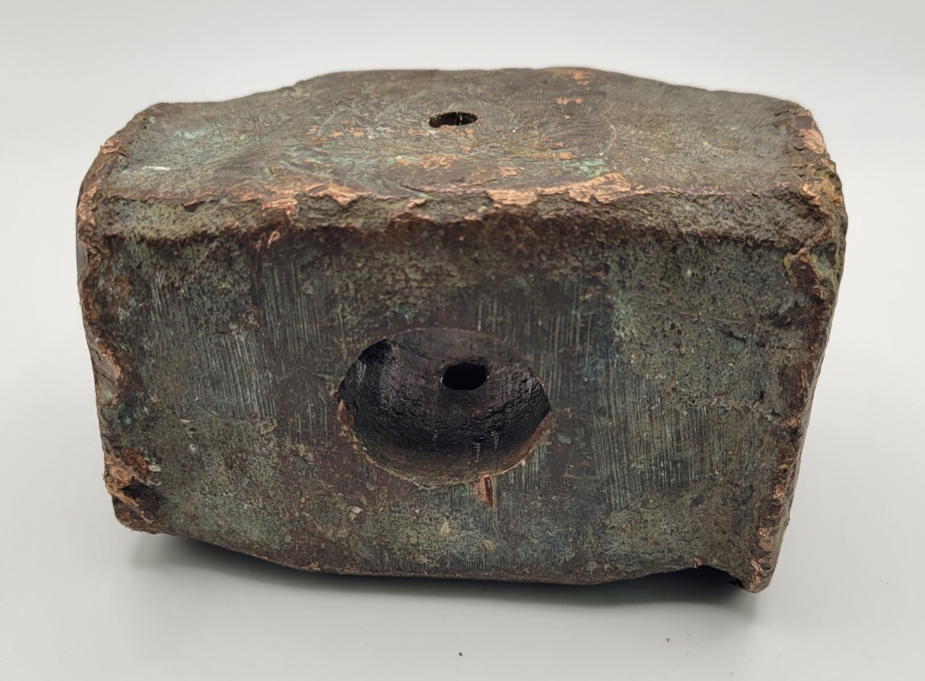 Brass Mallet Hammer 4 Lbs 5 oz Head Only 4" x 2"