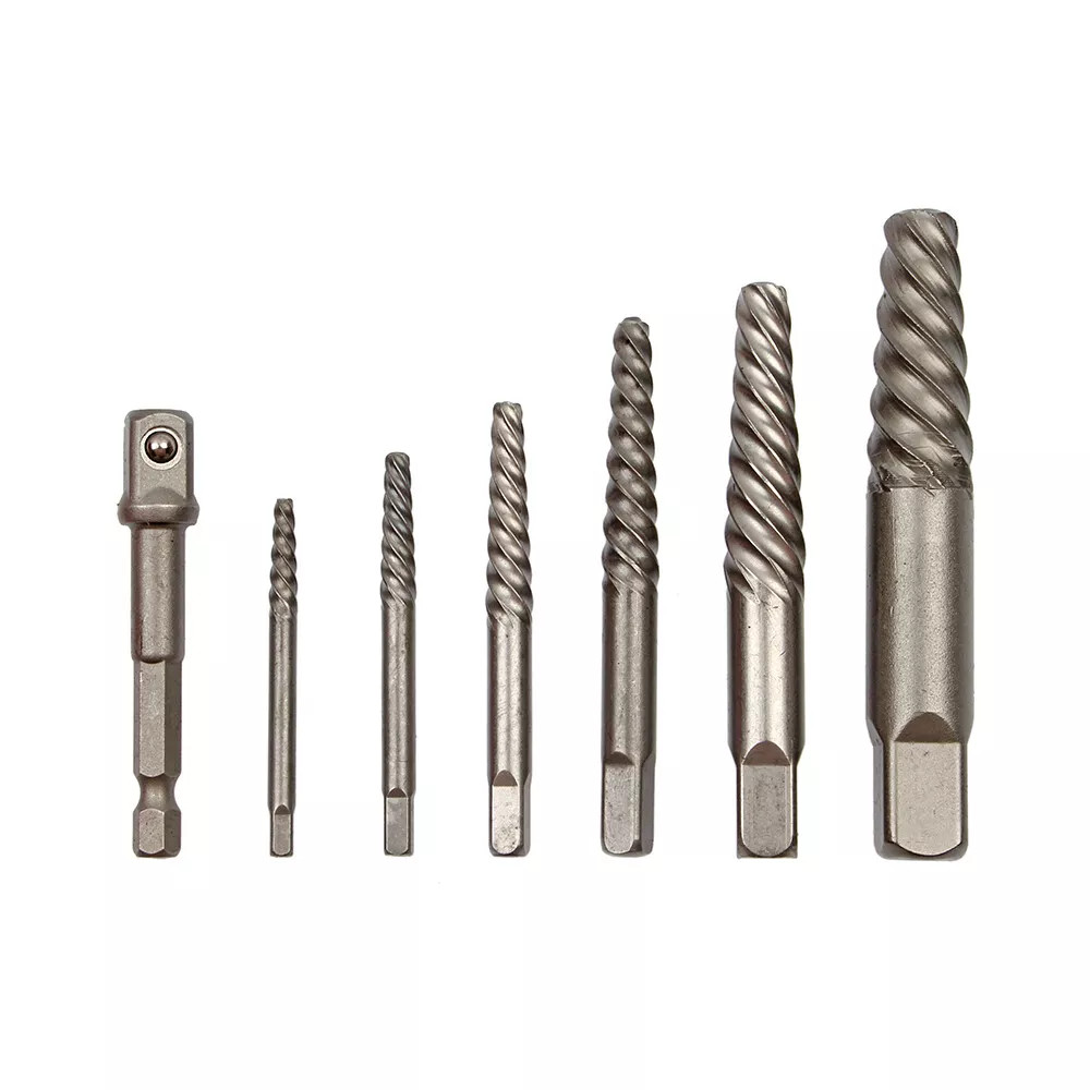 26pc Screws Bolt Extractor Set W/Reverse Drill Bit Kit Lug Nut Extraction US